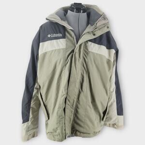 Columbia Sportswear Mens L Boulder Peak Parka 2 in 1 Core Interchange Winterwear